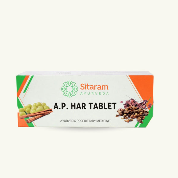 Sitaram Ayurveda, A P Har comprimido, 100 comprimidos, suplemento ayurvedico