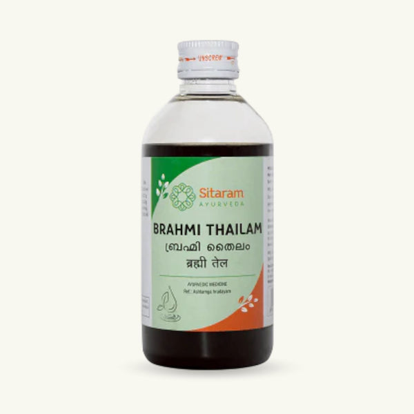 Sitaram Ayurveda, Brahmi Thailam, 200 ml, Thailam ayurvedico clasico