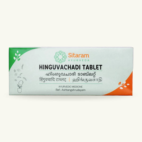 Sitaram Ayurveda, Hinguvachadi comprimidos, 100 comprimidos, suplemento ayurvedico