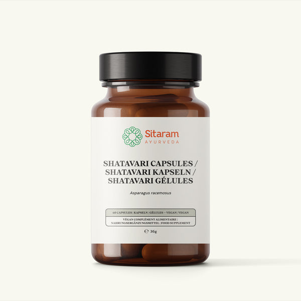 Sitaram Ayurveda, Shatavari cápsulas, suplemento ayurvedico